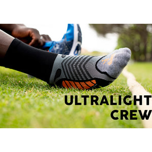 Ultralight Crew - Black/Grey Heather