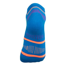 Load image into Gallery viewer, Bottom view of Balega Hidden Contour Blue Socks
