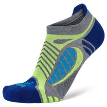 Load image into Gallery viewer, UltraLight No Show - Grey Heather/ Royal Blue
